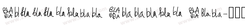 Bitstream Cooper Bla字体转换
